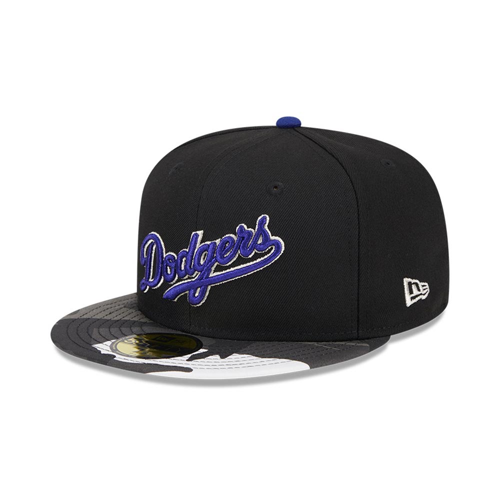 Metallic Camo 19674 Los Angeles Dodgers Blk New Era image number 1