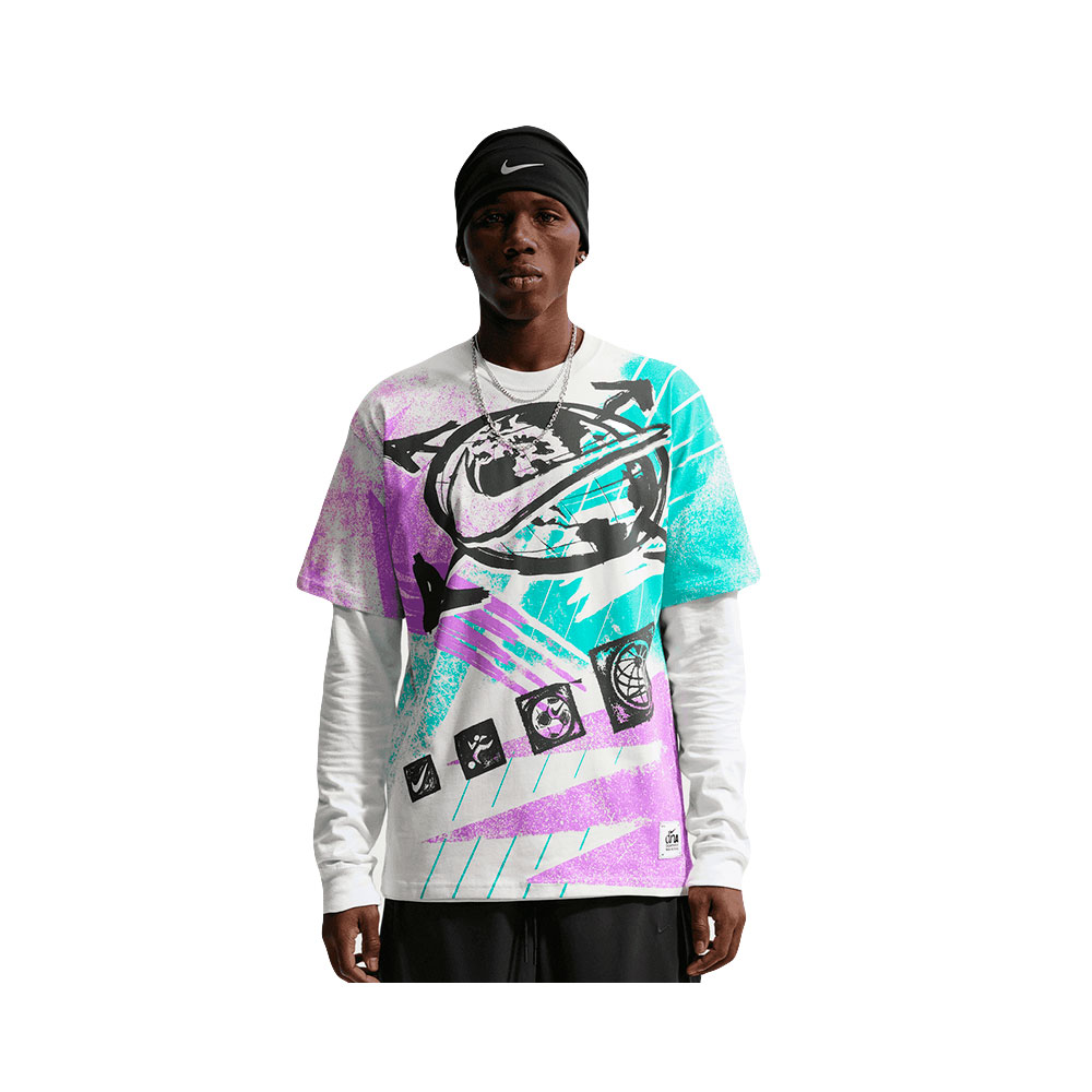 M Nsw Tee Lse Post Stamp Nike MULTICOLOR 