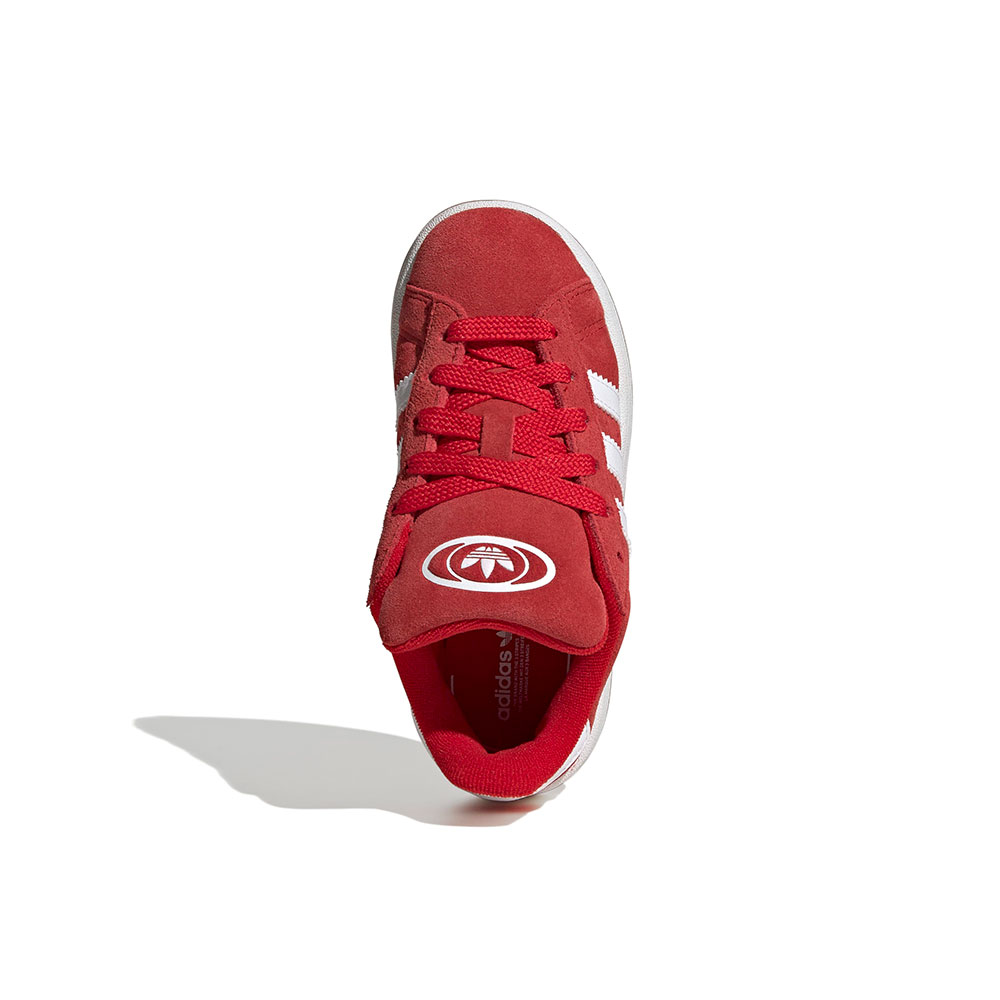 Campus 00S Elastic Lace Shoes Kids Adidas ROJO 